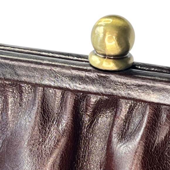 Patricia Nash Ealing Frame Leather Bag in Chocolate Color - Picture 6 of 16